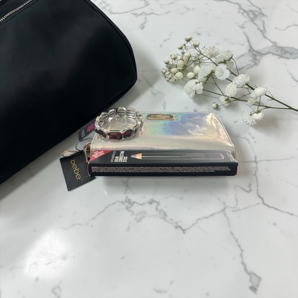bebe Other - bebe Holographic Iridescent Wallet Bundle NWT